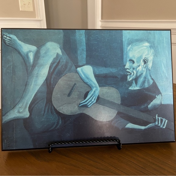 Art | Pablo Picasso Painting Print On Wood The Old Guitarist | Poshmark
